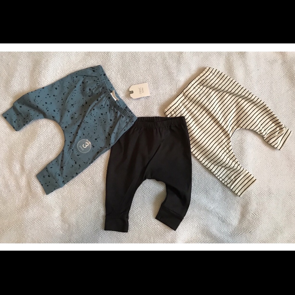3 Pack Of Pants - 3-6 Months